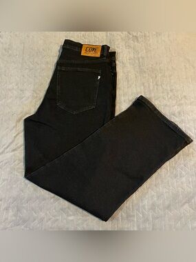 COVE baggie jeans mens 36x32 NWOT black